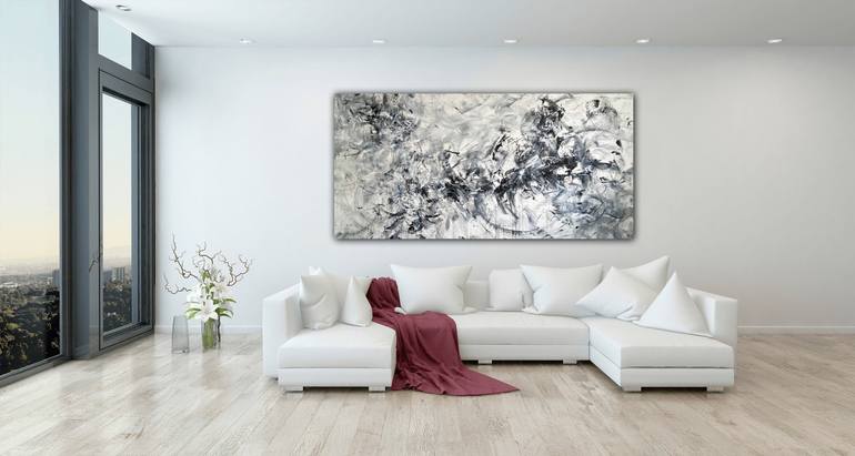 Original Abstract Expressionism Abstract Painting by Maria Bevilacqua-Fischer