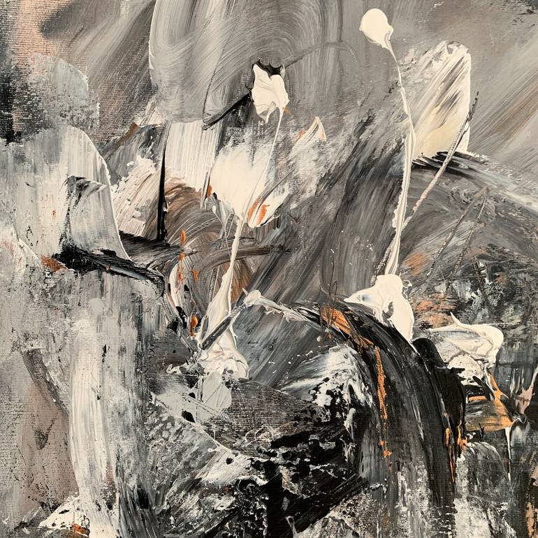 Original Abstract Expressionism Abstract Painting by Maria Bevilacqua-Fischer