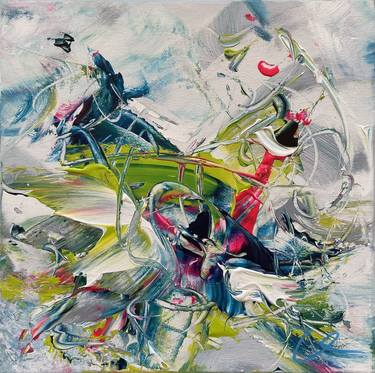 Original Abstract Paintings by Maria Bevilacqua-Fischer