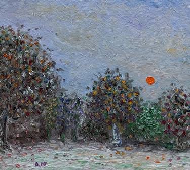 Original Impressionism Landscape Paintings by Denisa Mansfield