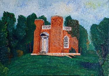 Royal Family Architecture Oil Painting by Denisa Mansfield thumb