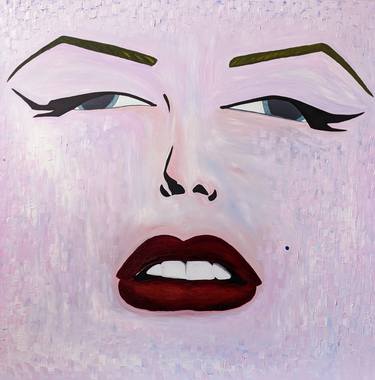 Marilyn Monroe Abstract Expressionism Face Oil Painting thumb