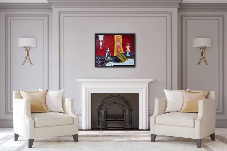 Original Interiors Painting by Denisa Mansfield