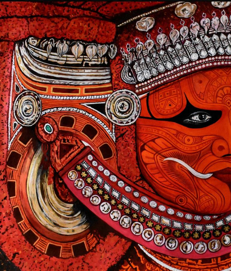 Original Portraiture Other Painting by Arjun Kannur