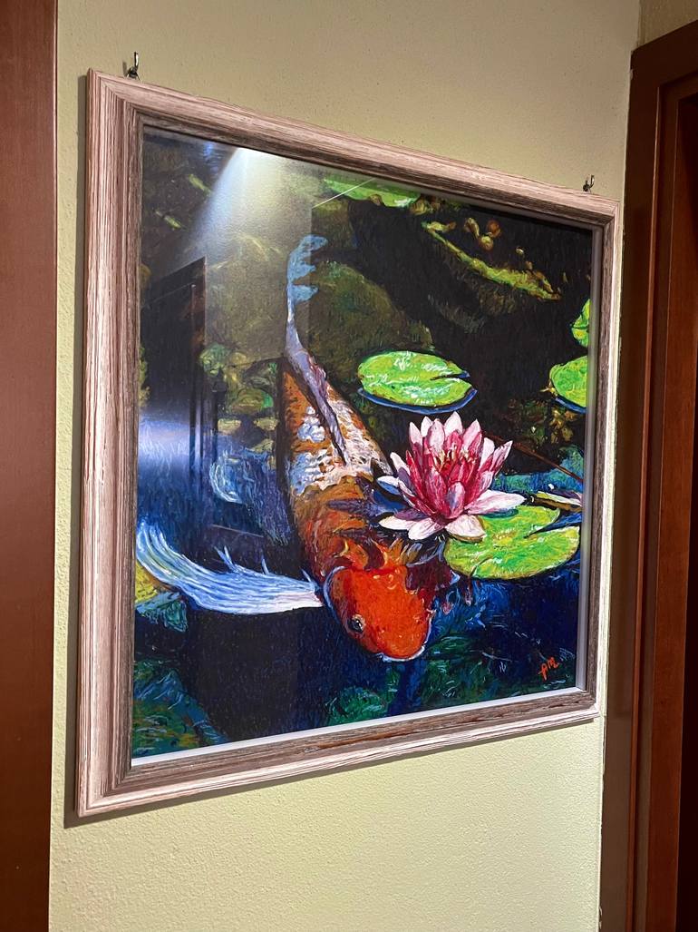 Original Expressionism Animal Painting by Angela Munteanu