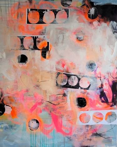 Original Art Deco Abstract Paintings by Susanne Meyer