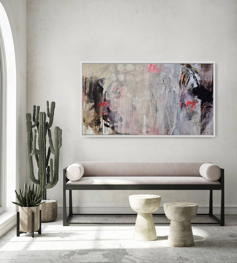 Original Art Deco Abstract Painting by Susanne Meyer