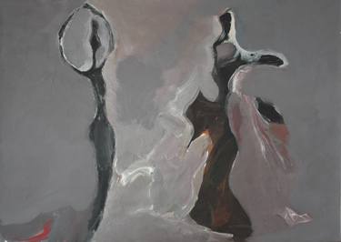Print of Figurative Abstract Paintings by Rufat Salamov