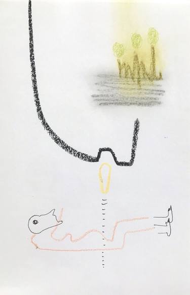Original Figurative Abstract Drawings by The PandMe