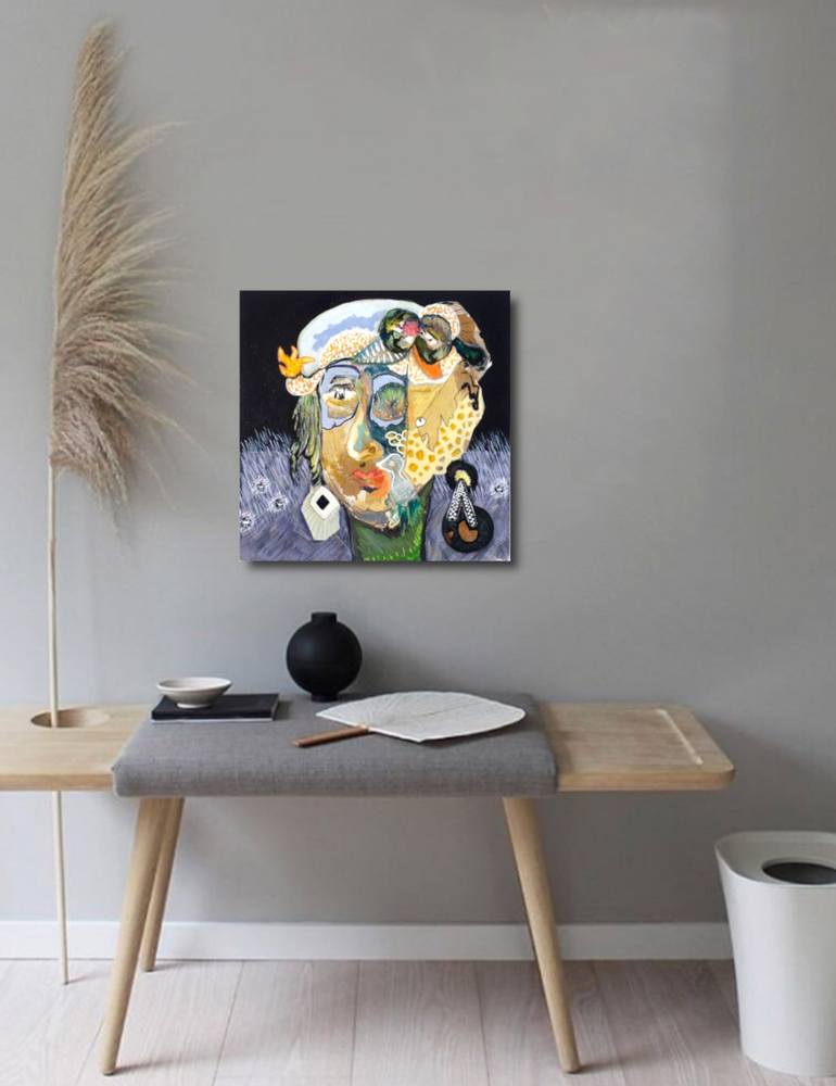 Original Cubism Abstract Painting by The PandMe