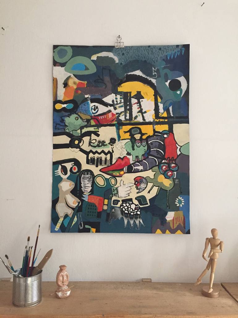 Original Abstract Painting by The PandMe