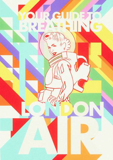 Your Guide To Breathing London Air (small) - Limited Edition of 30 thumb