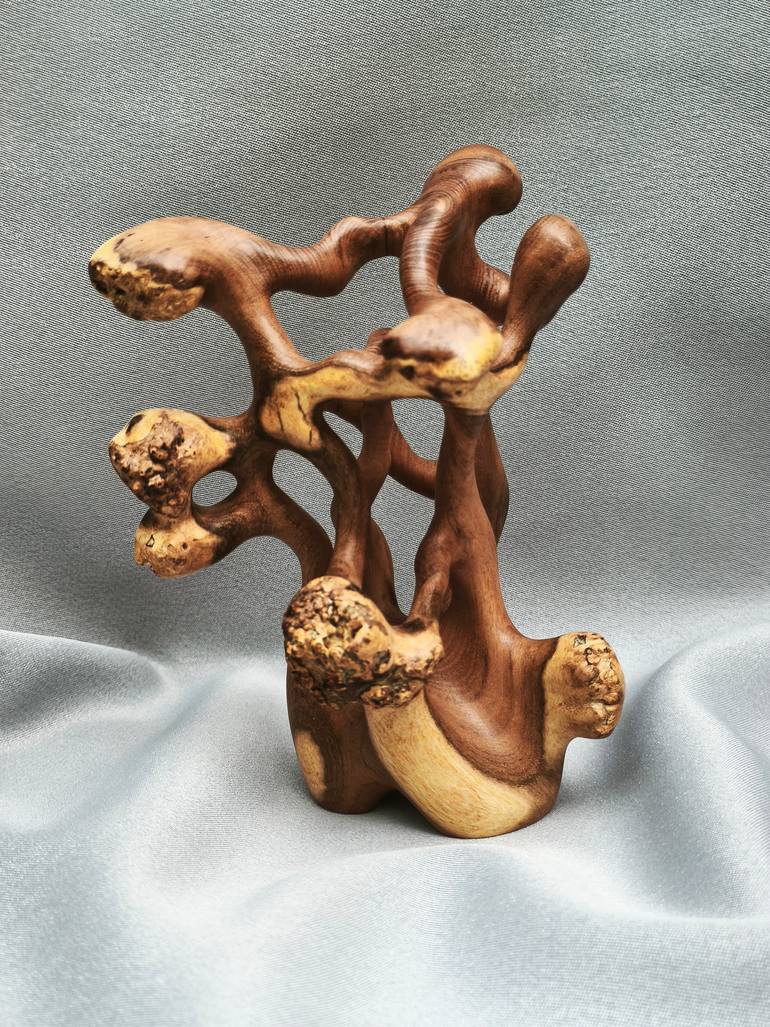 Original Abstract Expressionism Abstract Sculpture by Janos Mezei