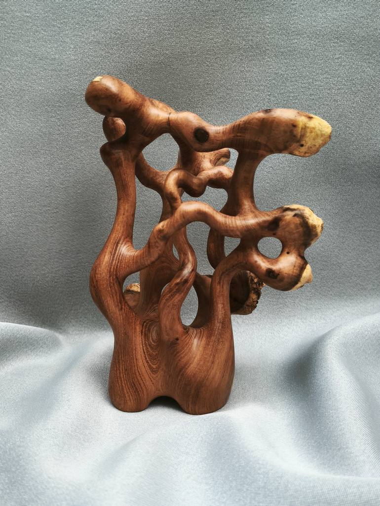 Original Abstract Expressionism Abstract Sculpture by Janos Mezei
