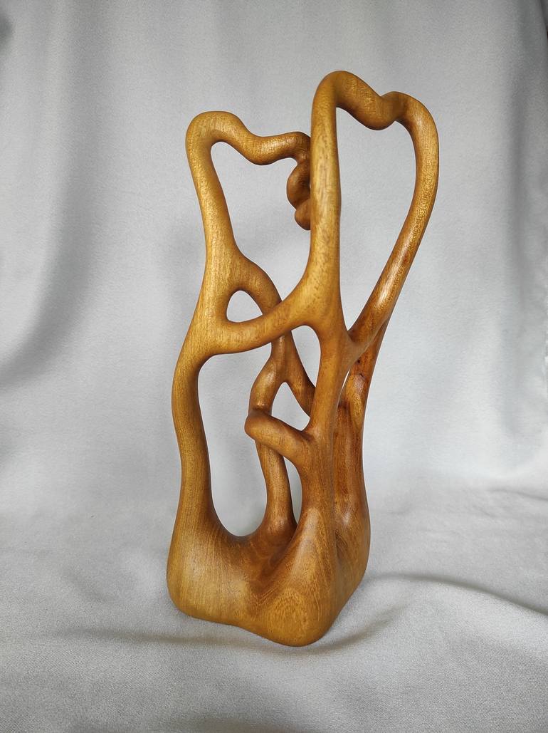 Original Abstract Expressionism Abstract Sculpture by Janos Mezei