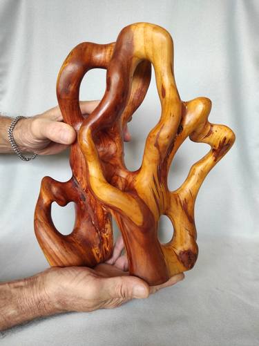 Original Abstract Sculpture by Janos Mezei