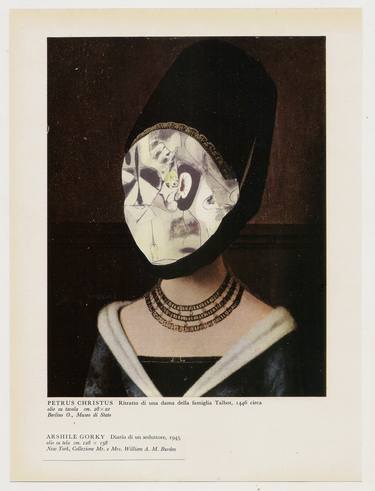 Print of Abstract Portrait Collage by edoardo de falchi