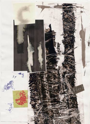 Original Abstract Collage by edoardo de falchi