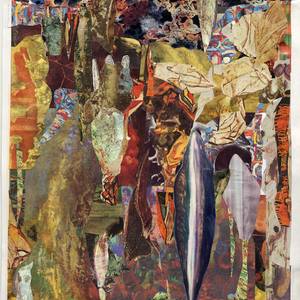 Collection abstract collage expressionism