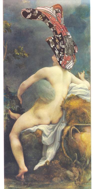 Original Nude Collage by edoardo de falchi