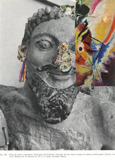 Original Abstract Collage by edoardo de falchi