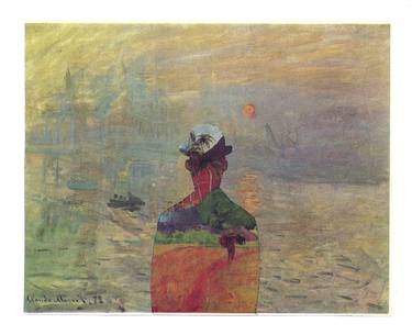 Print of Impressionism Landscape Collage by edoardo de falchi