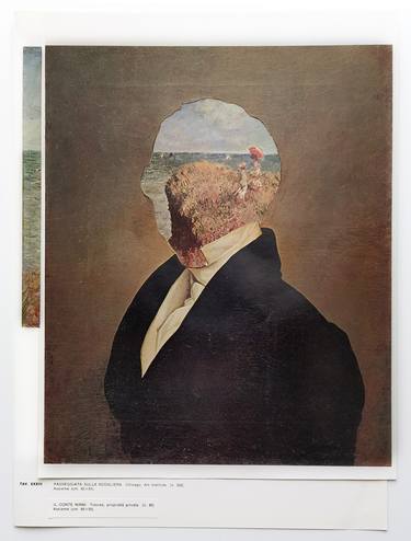 Original Realism Portrait Collage by edoardo de falchi