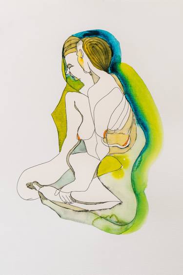 Print of Conceptual Erotic Drawings by Hana Gauer