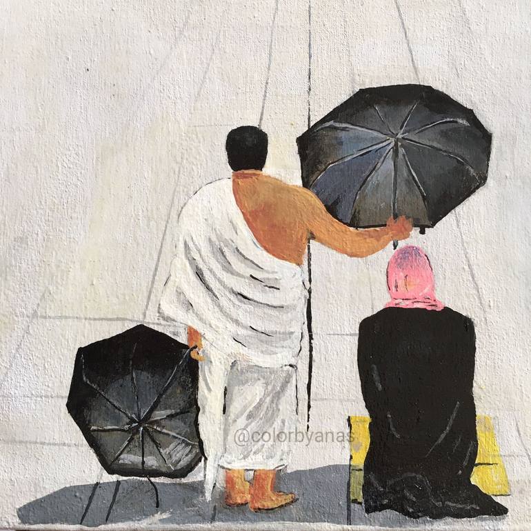 Original Contemporary Calligraphy Painting by Muhammad Anas