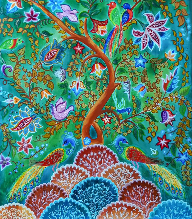 Original Figurative Landscape Painting by Alina Smolyansky