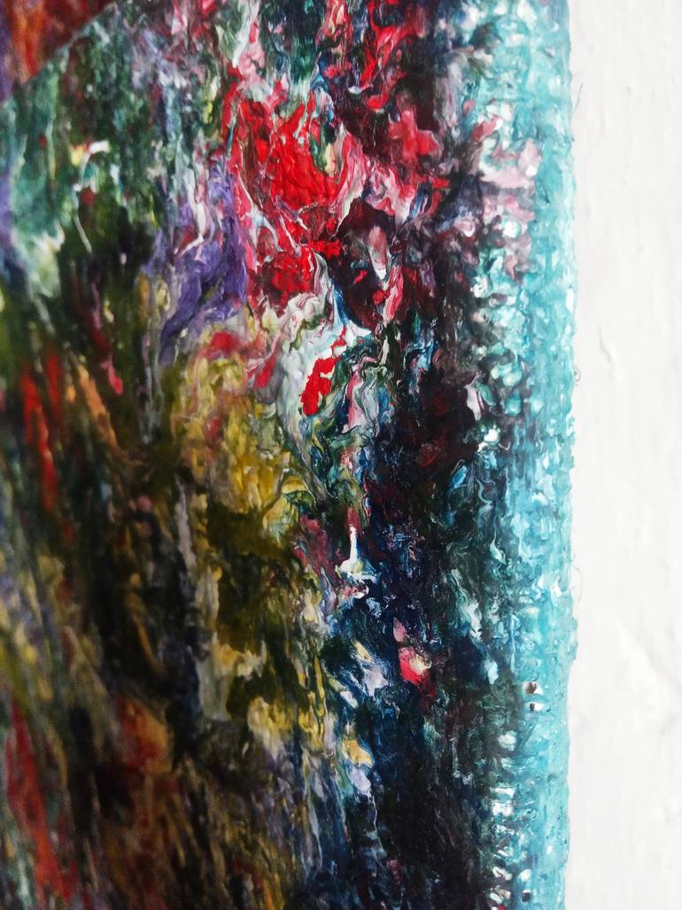 Original Abstract Seascape Painting by Selena Sashina
