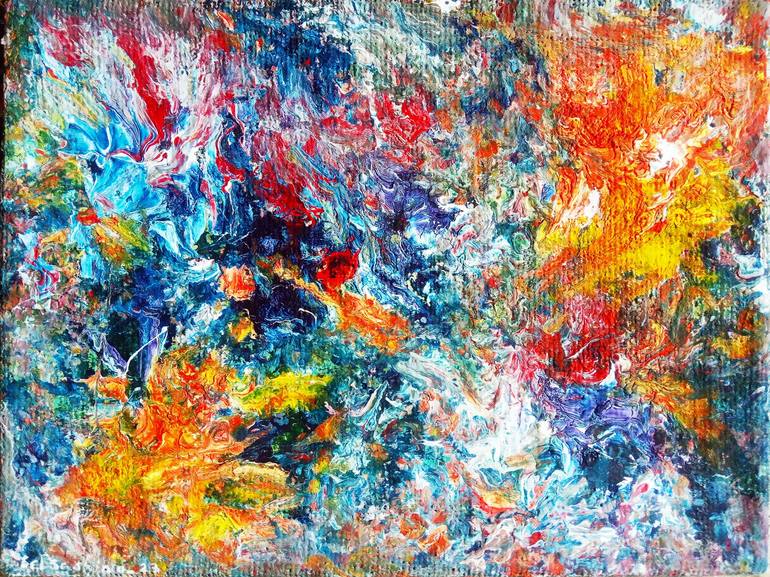Print of Abstract Seascape Paintings by Selena Sashina