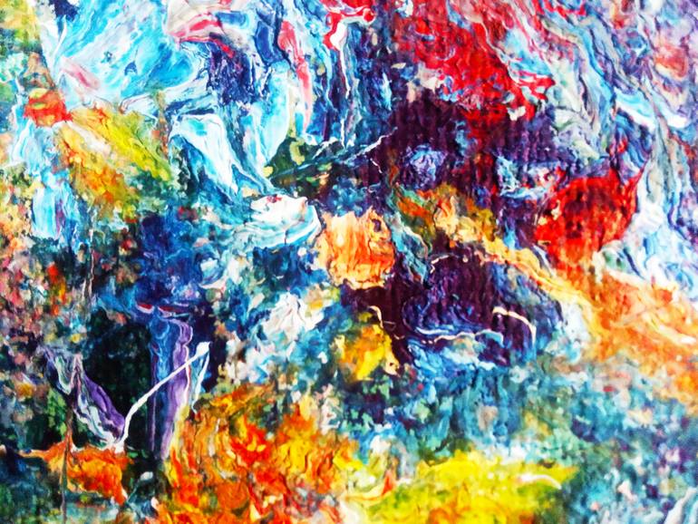 Original Abstract Seascape Painting by Selena Sashina