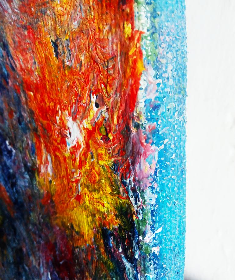 Original Abstract Seascape Painting by Selena Sashina