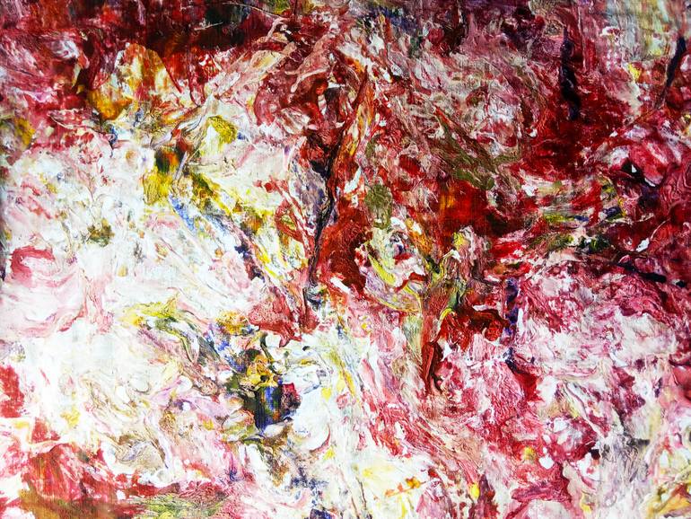 Original Abstract Floral Painting by Selena Sashina