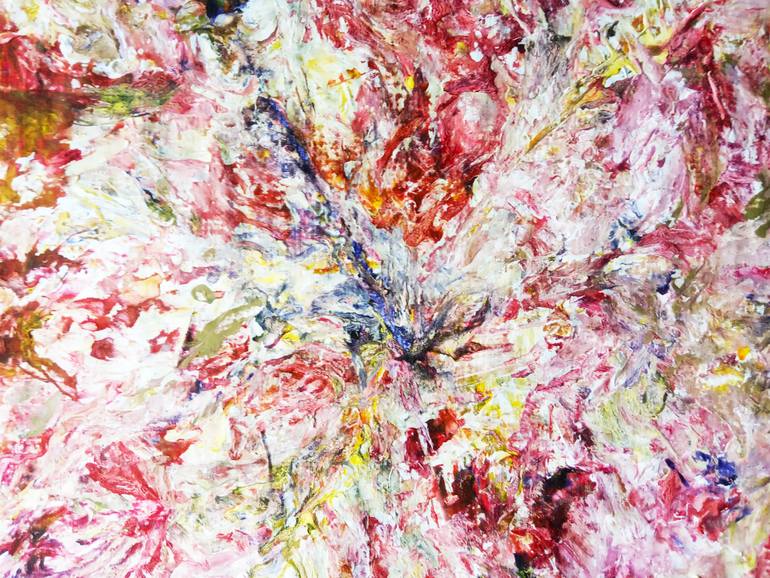 Original Abstract Floral Painting by Selena Sashina