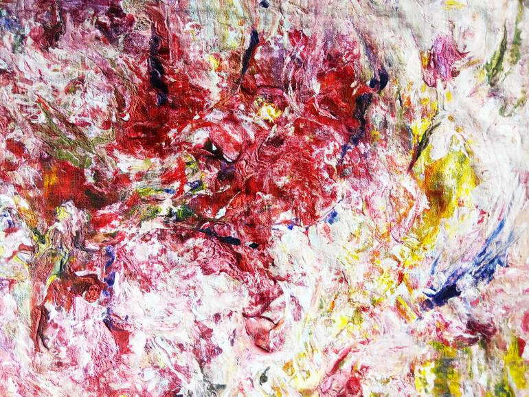 Original Abstract Floral Painting by Selena Sashina