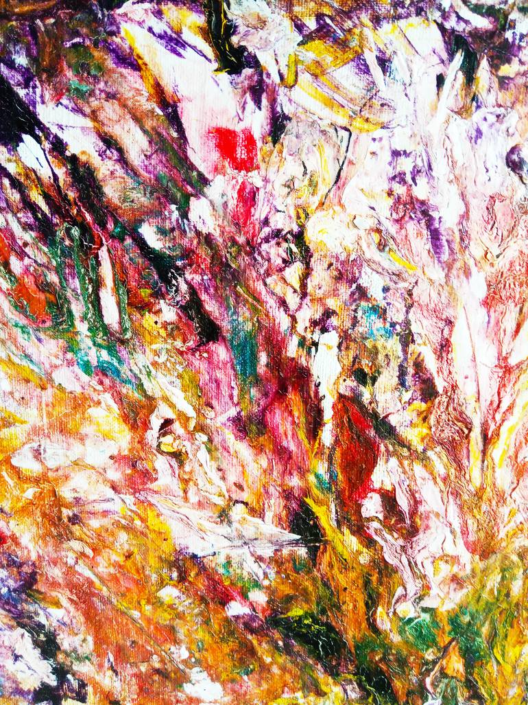Original Abstract Fantasy Painting by Selena Sashina