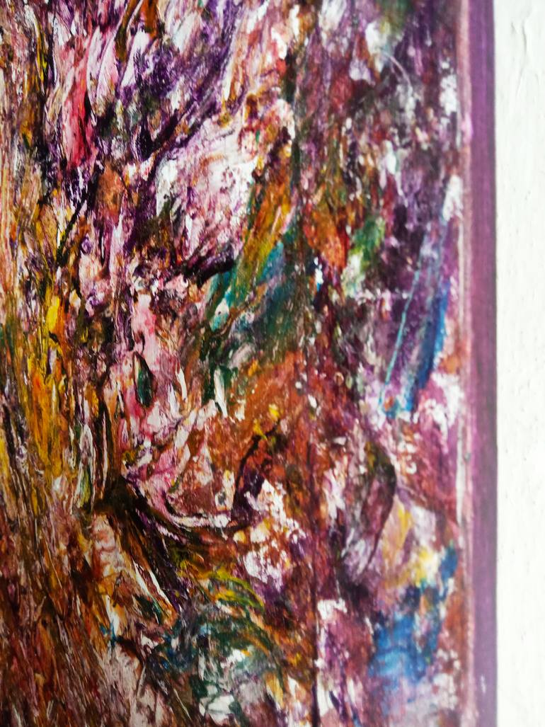Original Abstract Fantasy Painting by Selena Sashina
