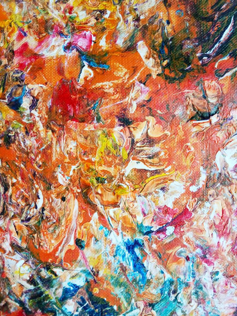 Original Abstract Fantasy Painting by Selena Sashina