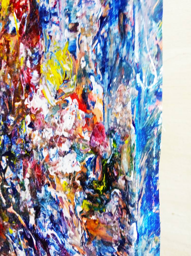Original Abstract Animal Painting by Selena Sashina