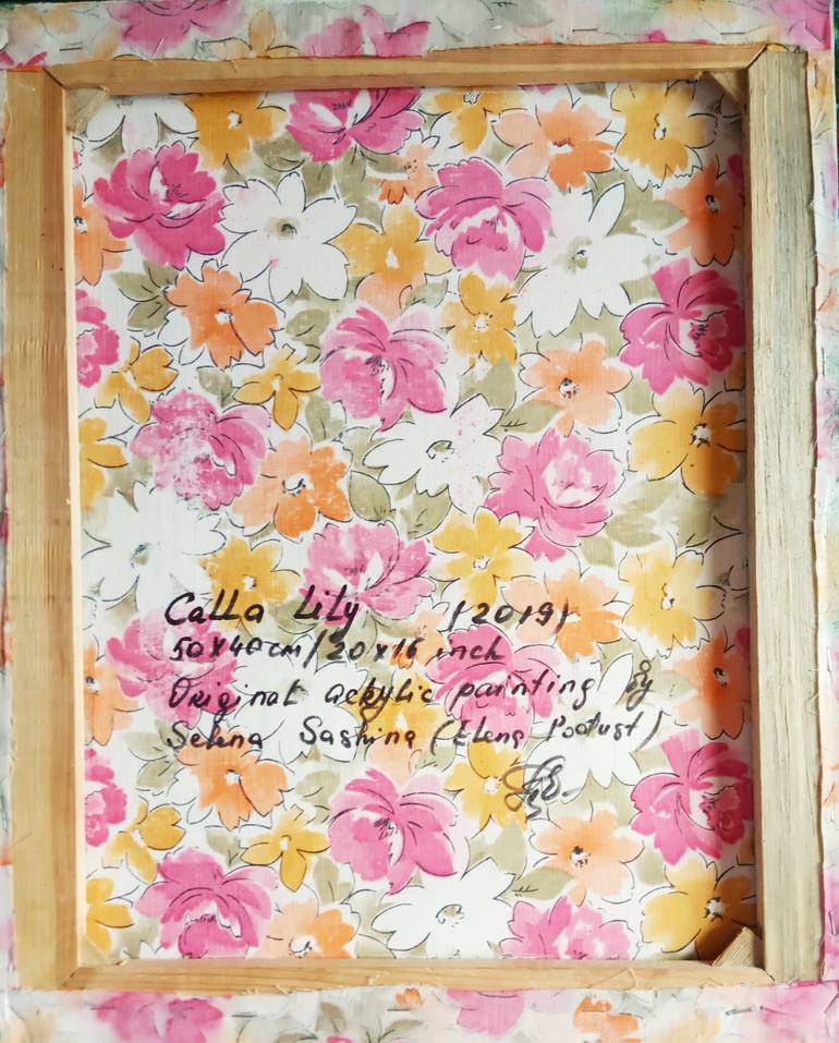 Original Impressionism Floral Painting by Selena Sashina