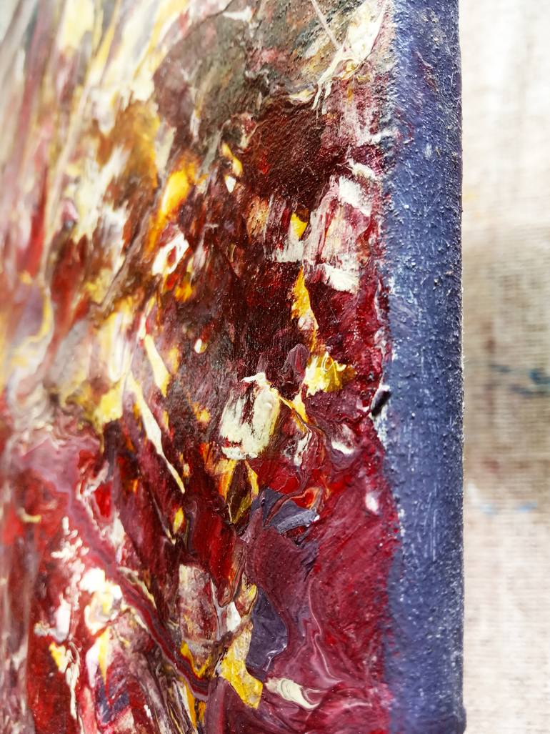 Original Impressionism Abstract Painting by Selena Sashina