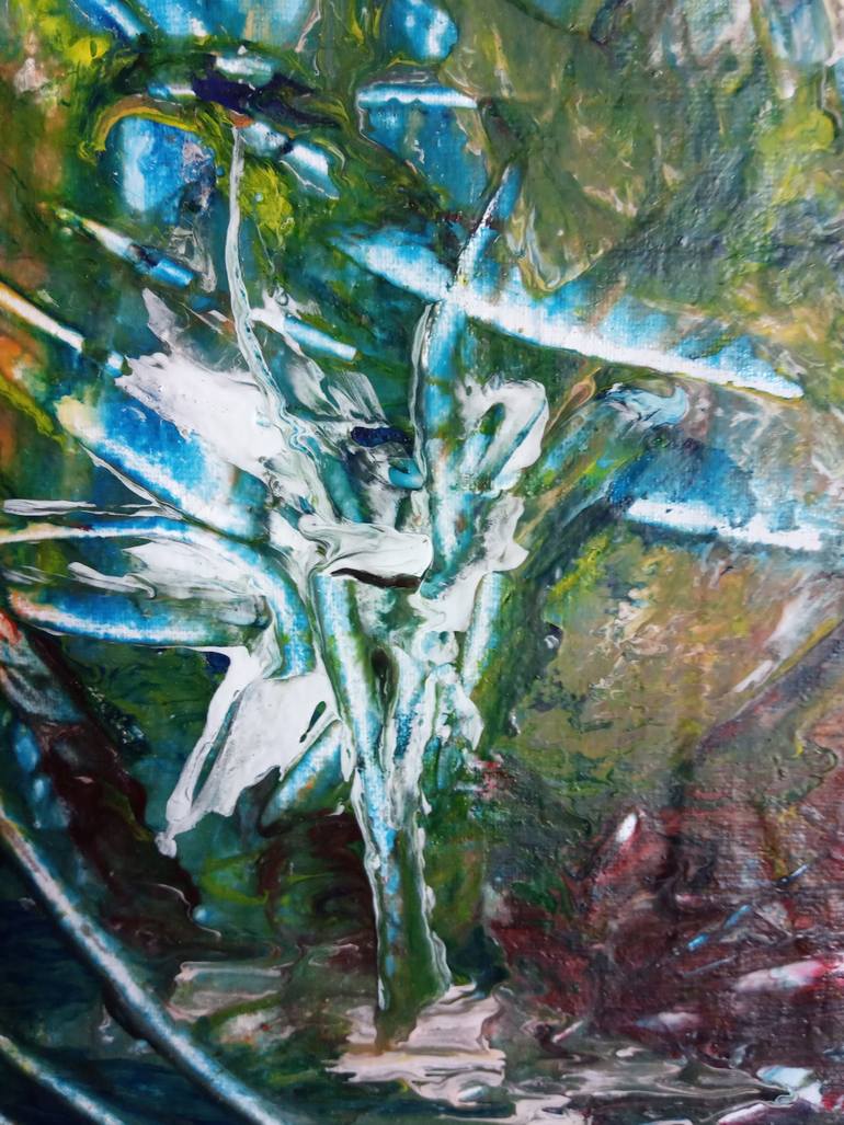 Original Abstract Fantasy Painting by Selena Sashina