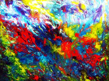 Print of Abstract Seascape Paintings by Selena Sashina