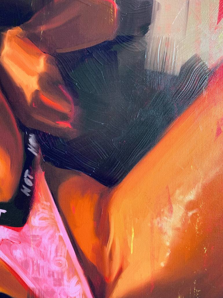 Original Figurative Erotic Painting by Yulia Rossan