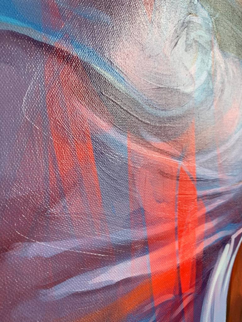 Original Abstract Erotic Painting by Yulia Rossan