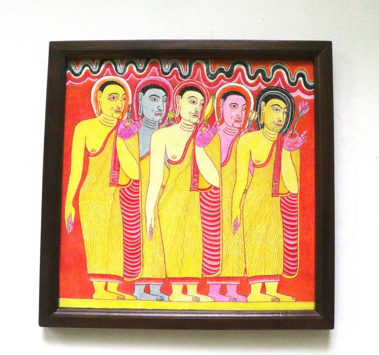 Print of Folk Religion Paintings by Pushpika  Abeysekara