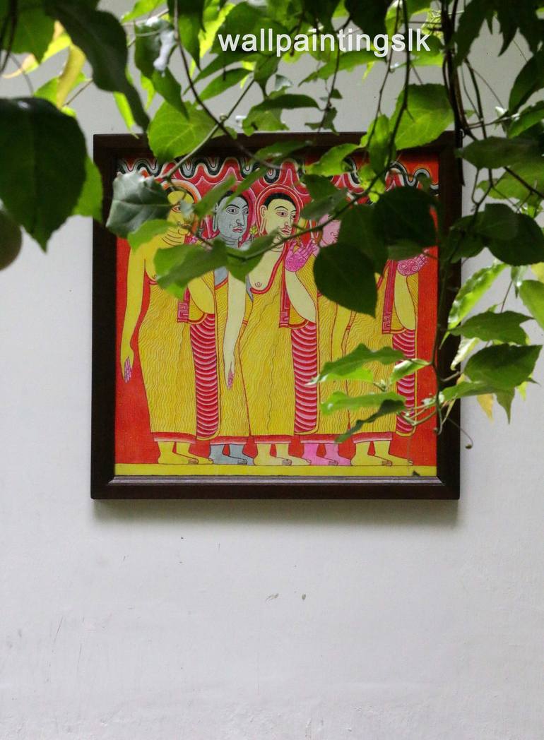 Original Folk Religion Painting by pushpika  abeysekara