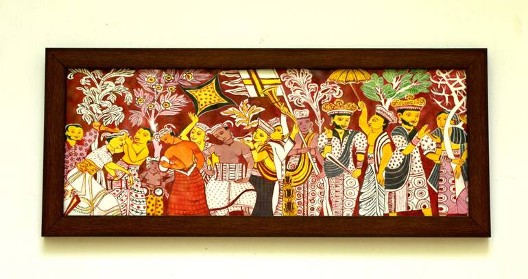 Original Abstract Culture Painting by pushpika  abeysekara